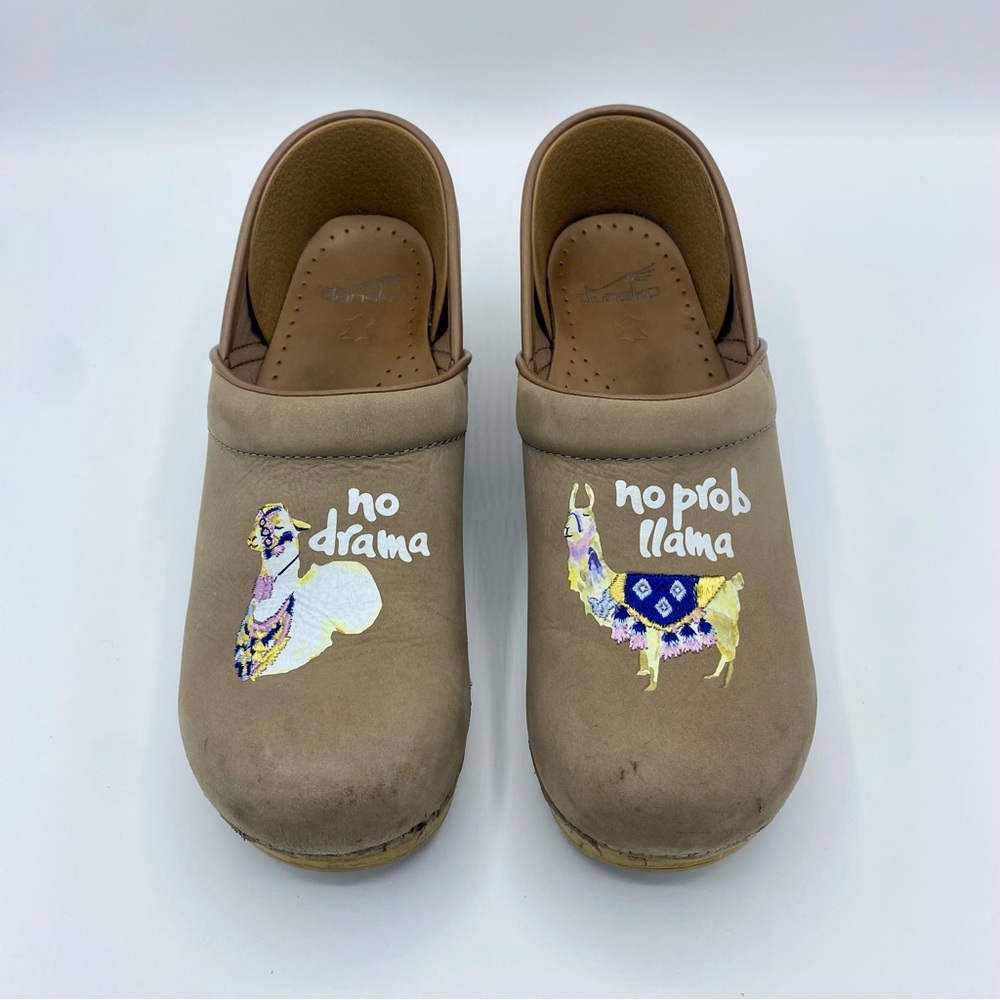 Dansko Twin Pro Llama Milled Nubuck Clog Size 41 / US 10.5 - 11 - Picture 4 of 12